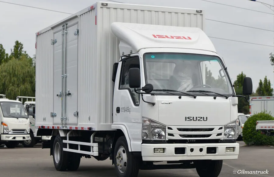 Qingling ISUZU 100P Single-row cab cargo truck QL5070XXYBUHA