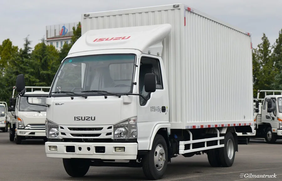 Qingling ISUZU 100P Single-row cab cargo truck QL5070XXYBUHA