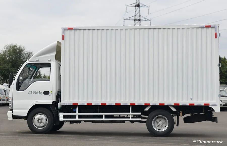 Qingling ISUZU 100P Single-row cab cargo truck QL5070XXYBUHA