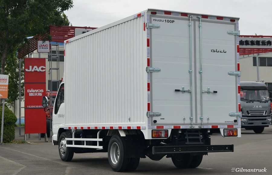 Qingling ISUZU 100P Single-row cab cargo truck QL5070XXYBUHA