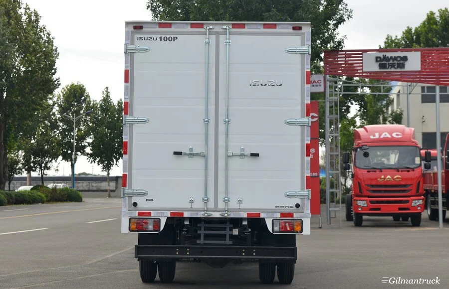 Qingling ISUZU 100P Single-row cab cargo truck QL5070XXYBUHA