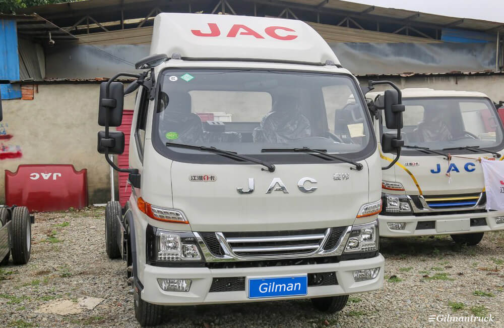 JAC v5 3.0L 129hp CNG single-row light truck with side panels