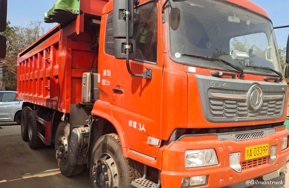 Dongfeng Tianjin VR 8x4 320hp used dump truck