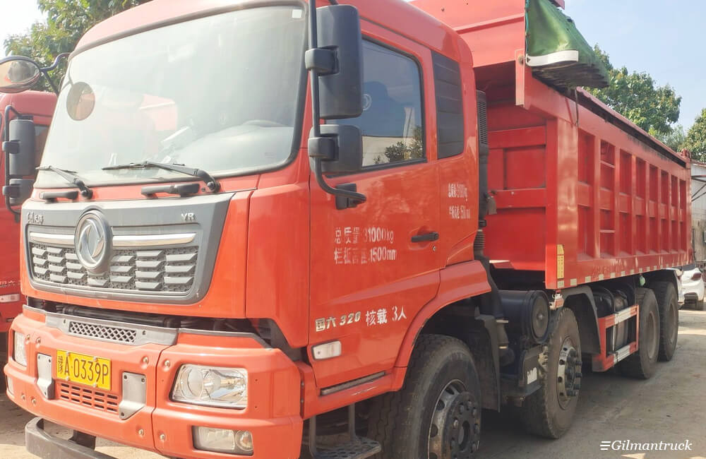 Dongfeng Tianjin VR 8x4 320hp used dump truck