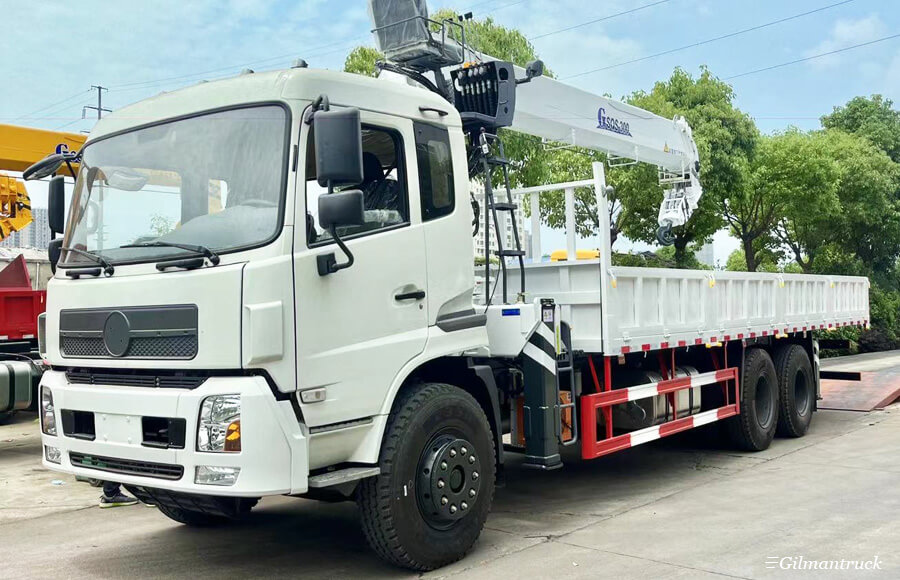 Dongfeng crane truck 14ton Truck-mounted crane Articulated robot arm