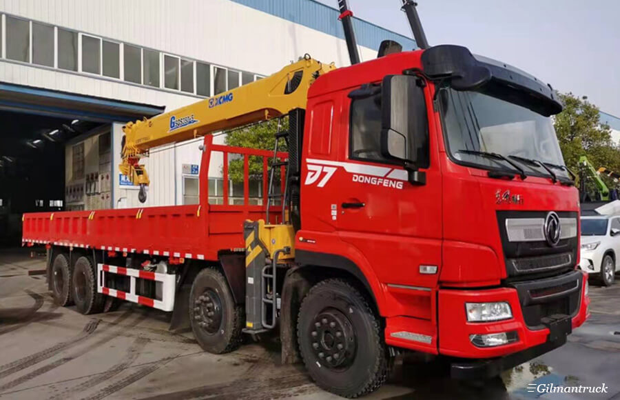 Dongfeng 8x4 14 Tons Truck Crane For Sale - Gilmantruck