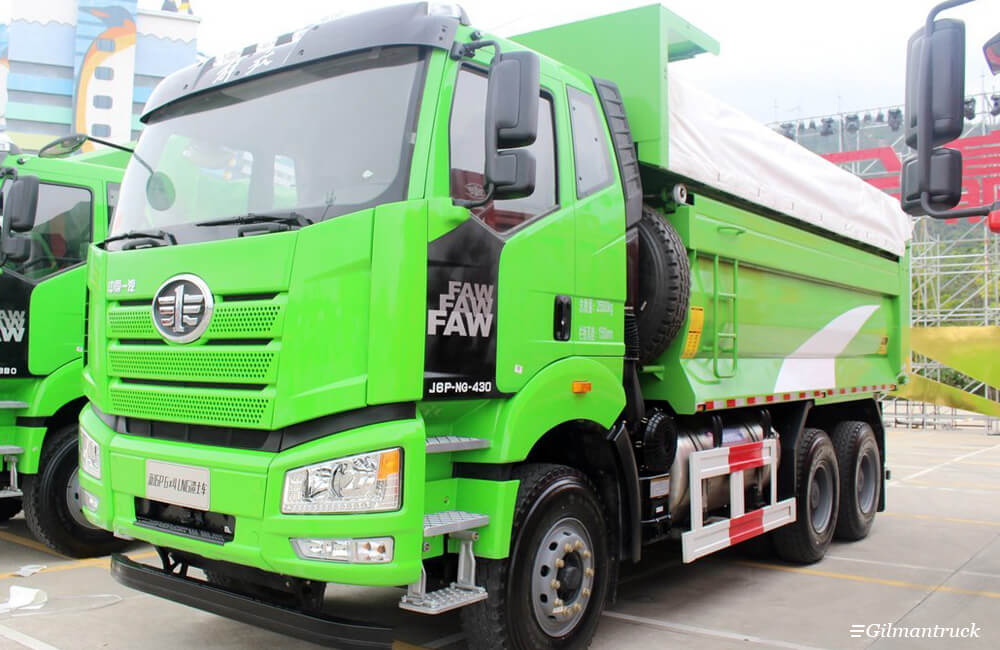 FAW J6P LNG 6x4 430HP Brand New Dump Truck