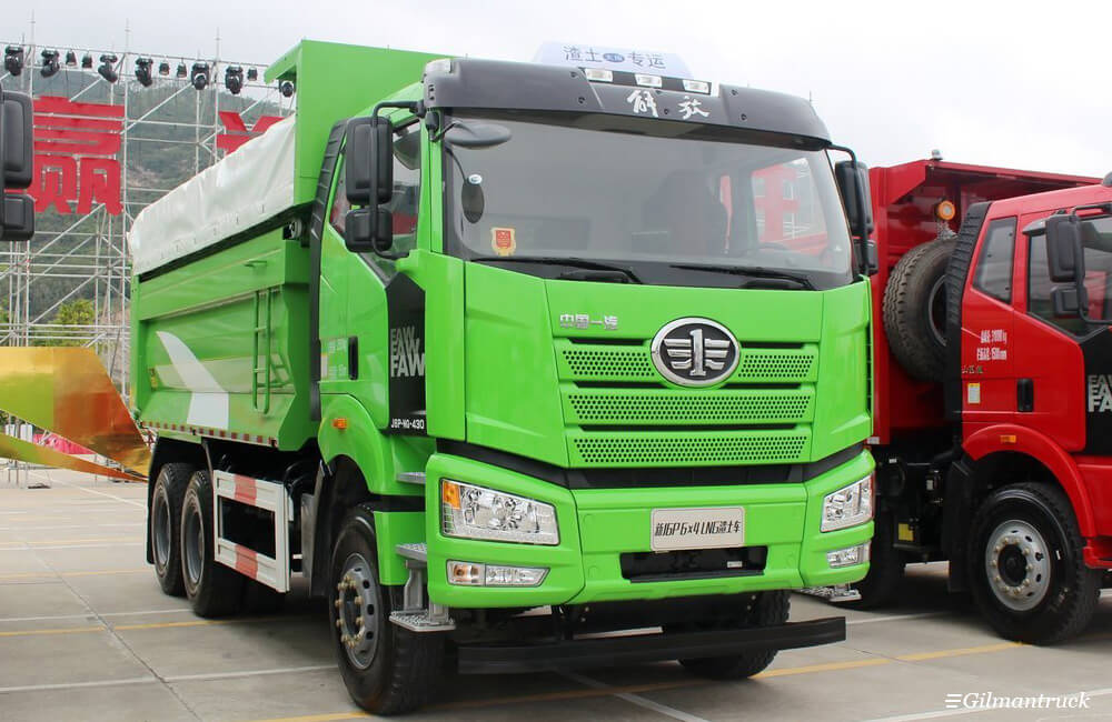 FAW J6P LNG 6x4 430HP Brand New Dump Truck