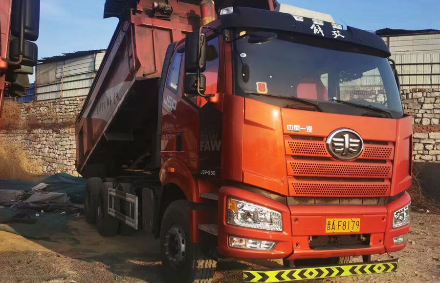 FAW J6P Used Dump Trucks 6x4 390HP For Sale