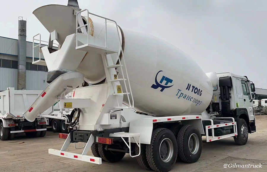 Used Howo Concrete Mixer Truck 12CBM 371HP 6x4