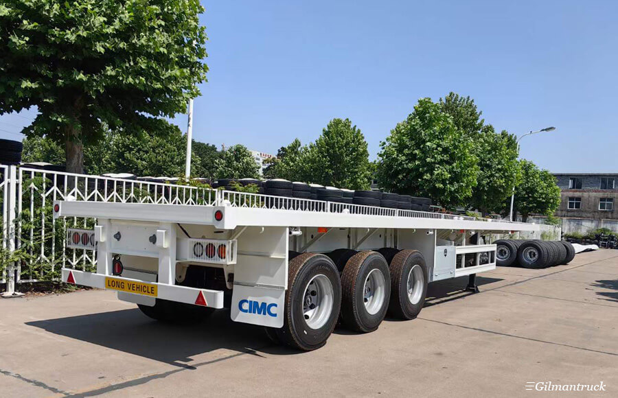 CIMC 3 axle flatbed trailer 40 tons brand new