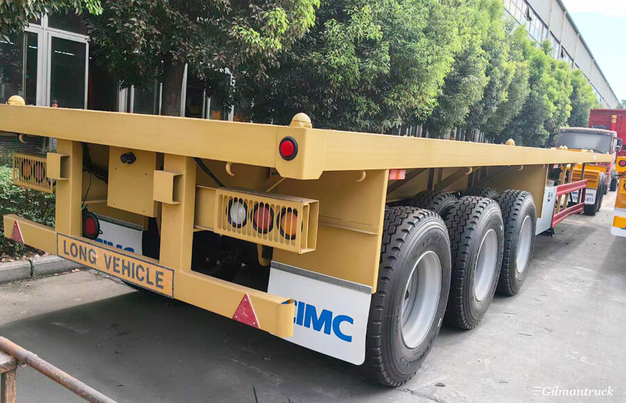 CIMC 3 axle flatbed trailer 40 tons brand new