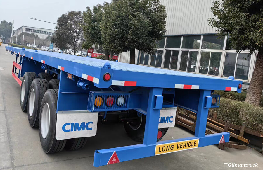 CIMC 3 axle flatbed trailer 40 tons brand new