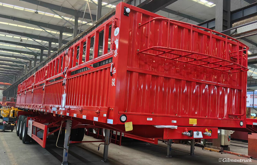 CIMC Three-axle Cargo Fence Semi-Trailer