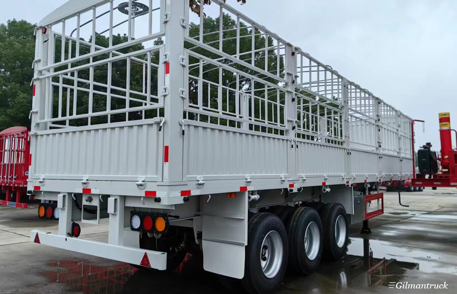 CIMC Three-axle Cargo Fence Semi-Trailer