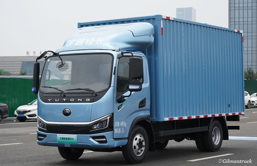 Yutong T3 box-type logistics electric light truck 5T